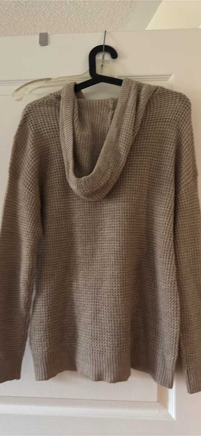 Knit Hoodie - Beige. Extra small from bluenotes
