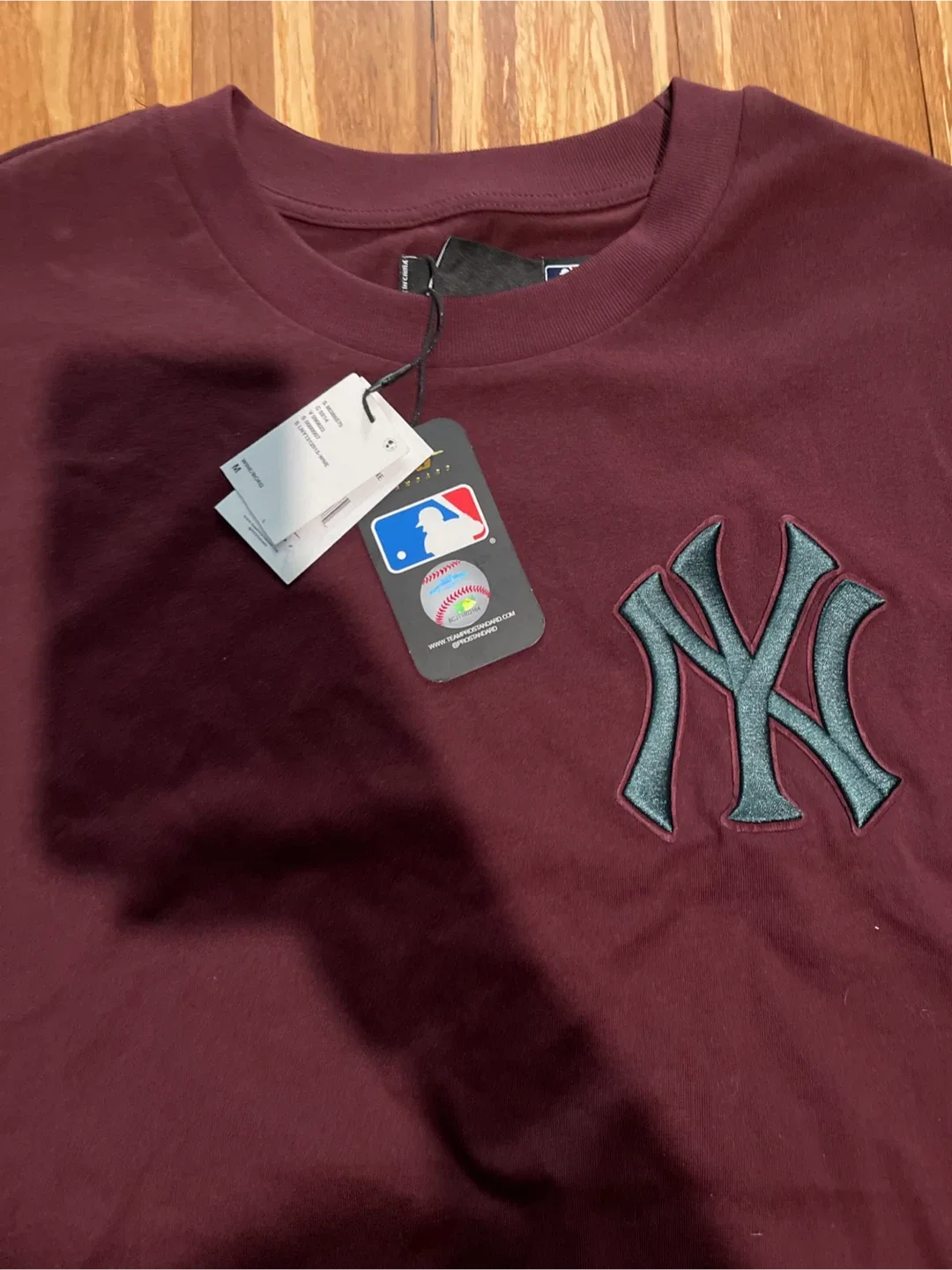 New Era MLB New York Yankees Maroon Tee