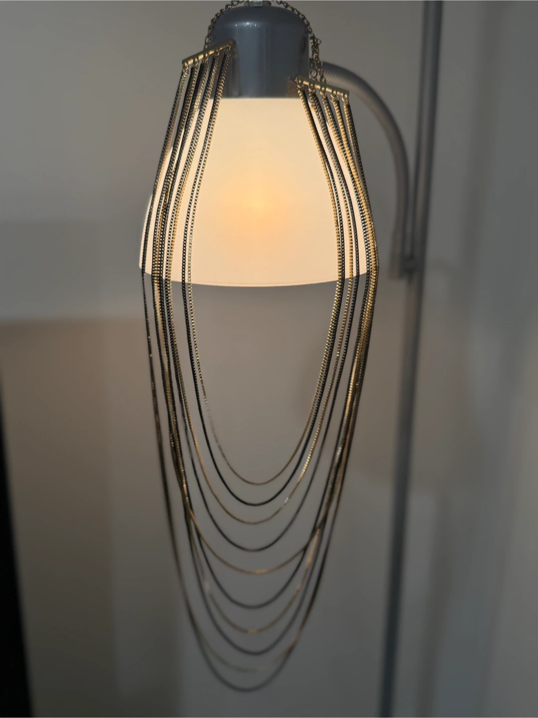 Multi-strand Necklace - Gold & Black - photo 4