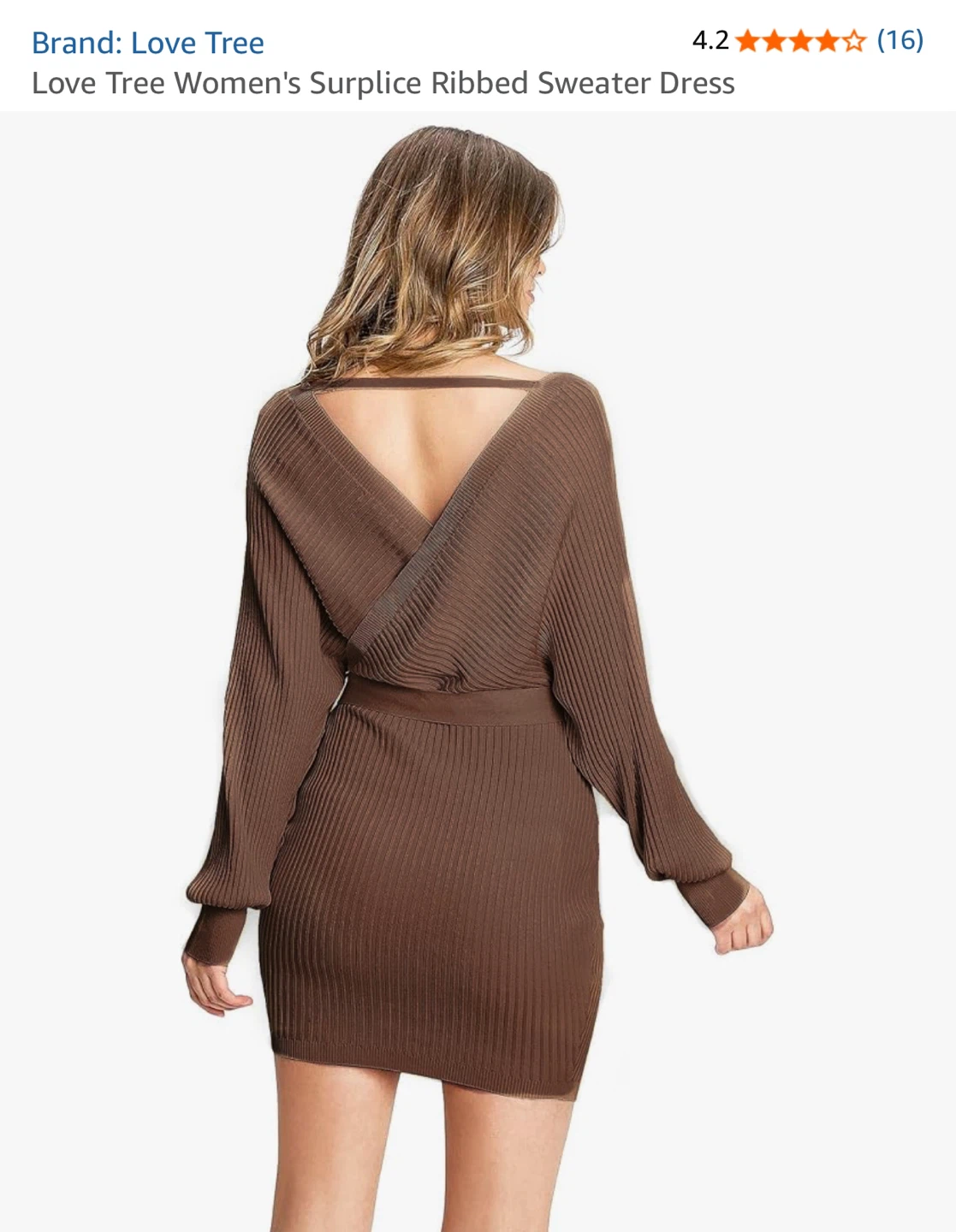 Knit wrap dress - photo 4