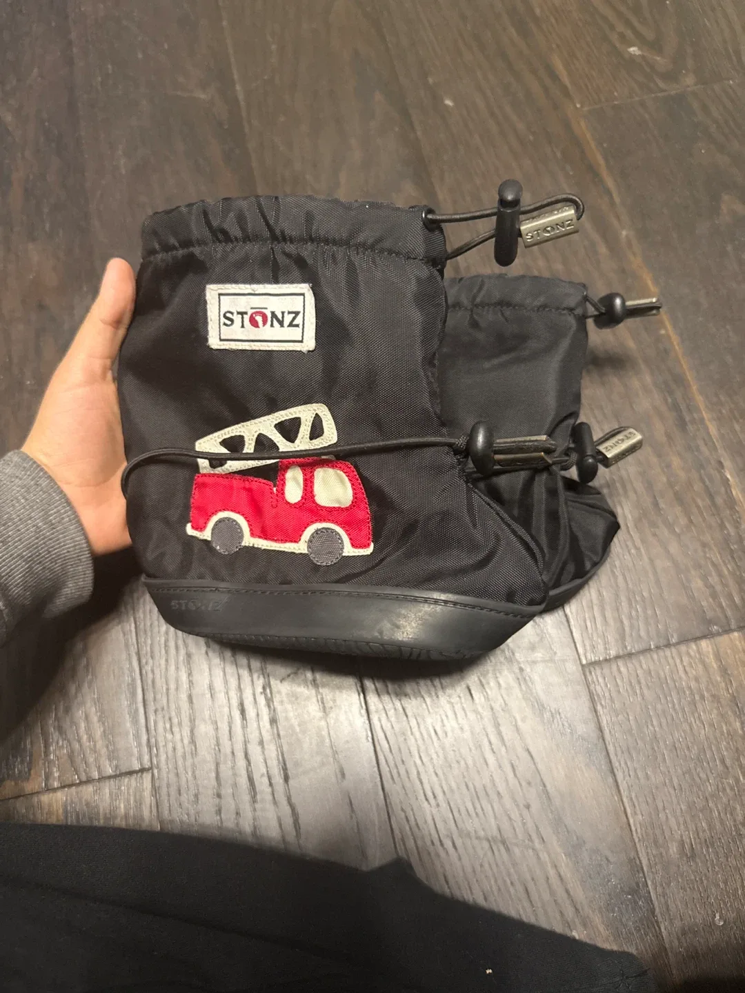 Stonz Black Booties Size L image indicator(3)