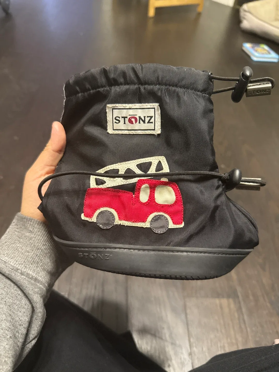 Stonz Black Booties Size L