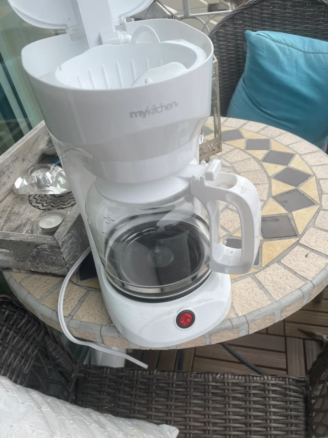 My Kitchen White Coffee Maker