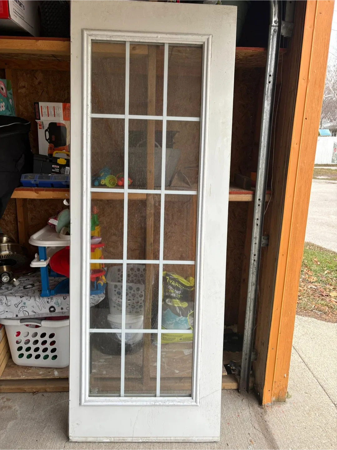White Interior Door with Glass Panes