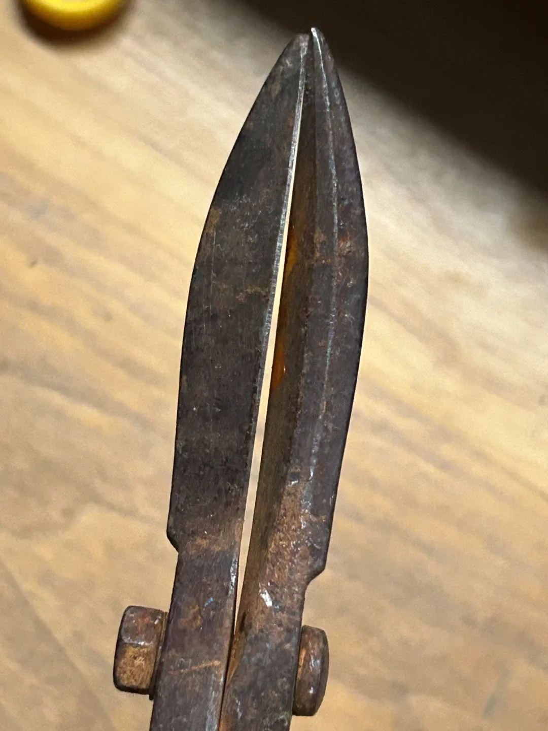 $7 Vintage Tin Snip Shear Cutters 10 Inch Forged Steel tool hand image indicator(4)