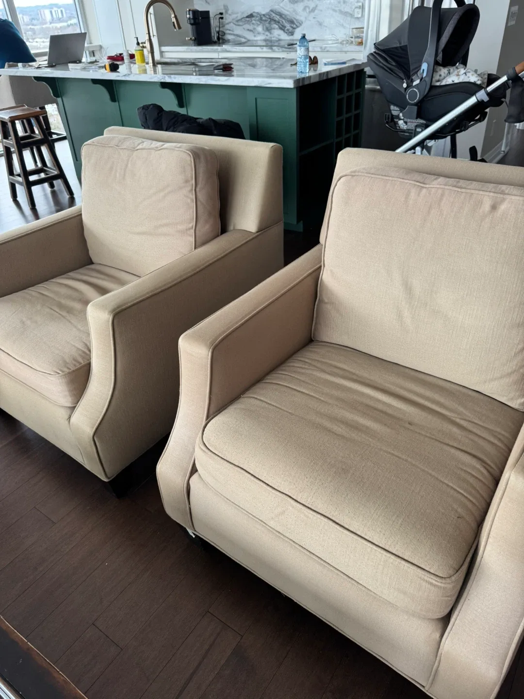 4 matching living room accent chairs image indicator(2)