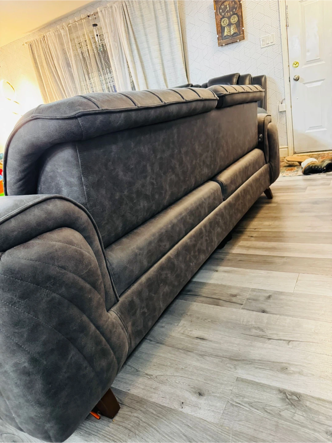 Comfortable Grey Sofa - photo 4