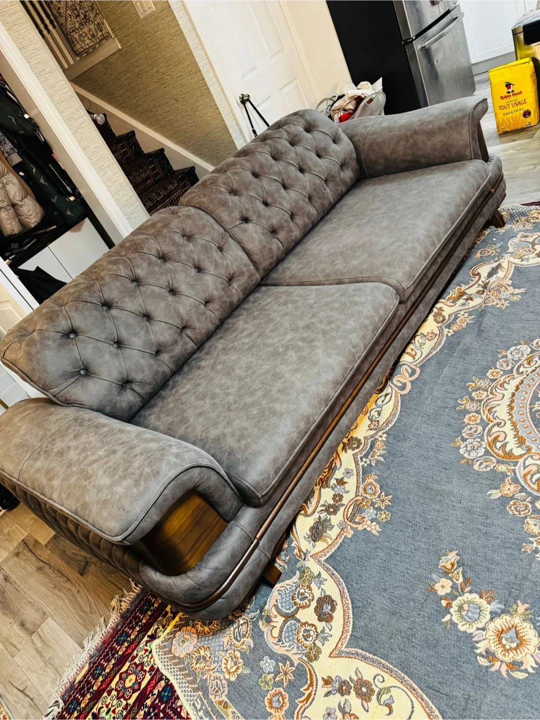 Comfortable Grey Sofa