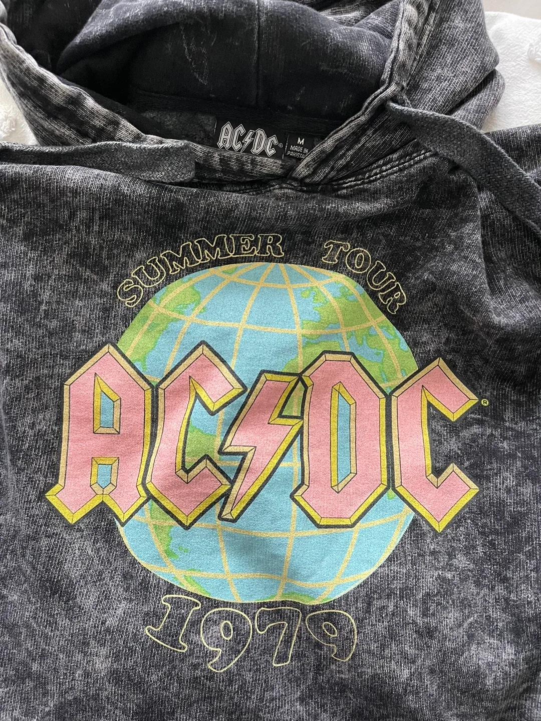 AC/DC Summer Tour 1979 Hoodie - Size M