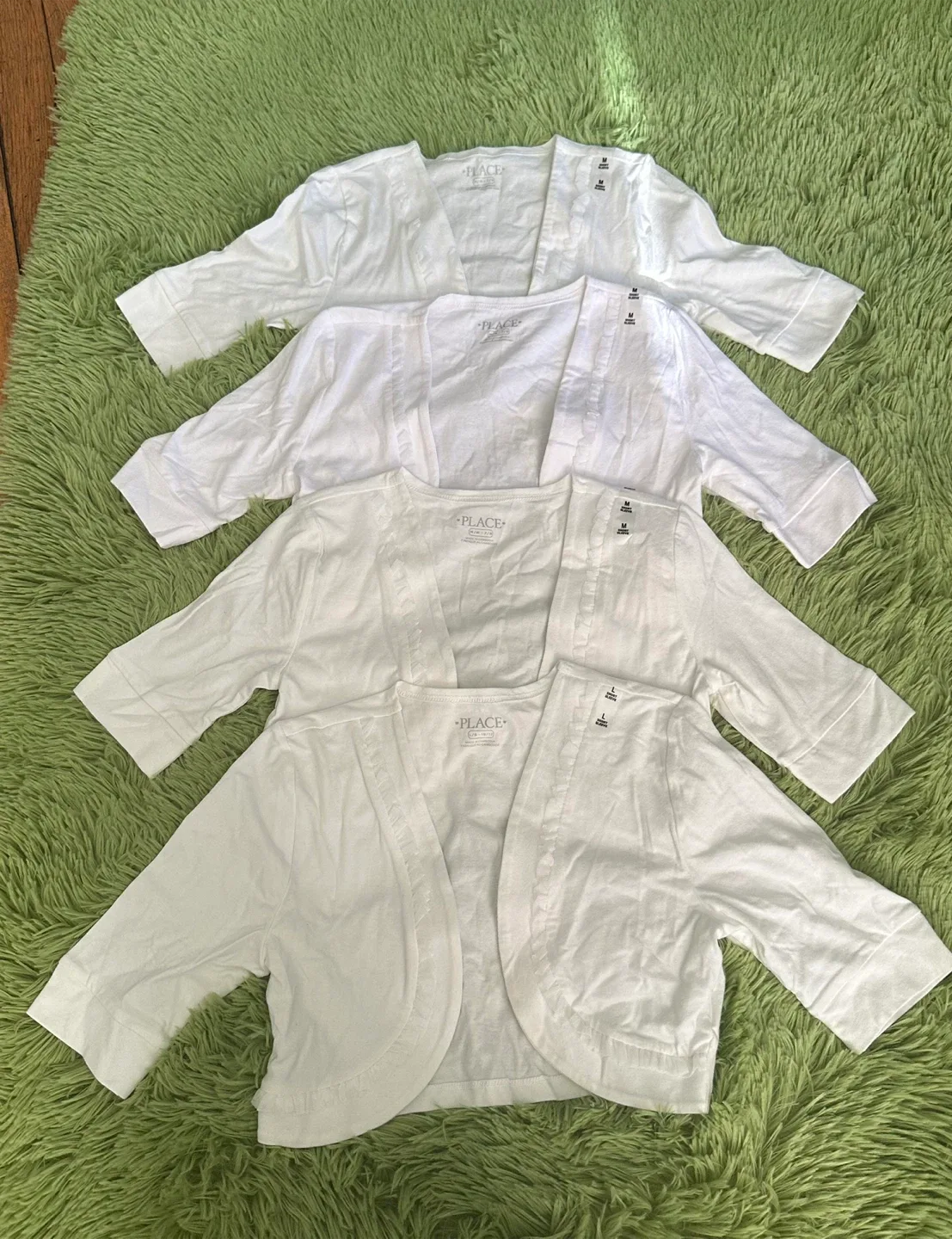 The Children's Place White Cardigans - Size M/L