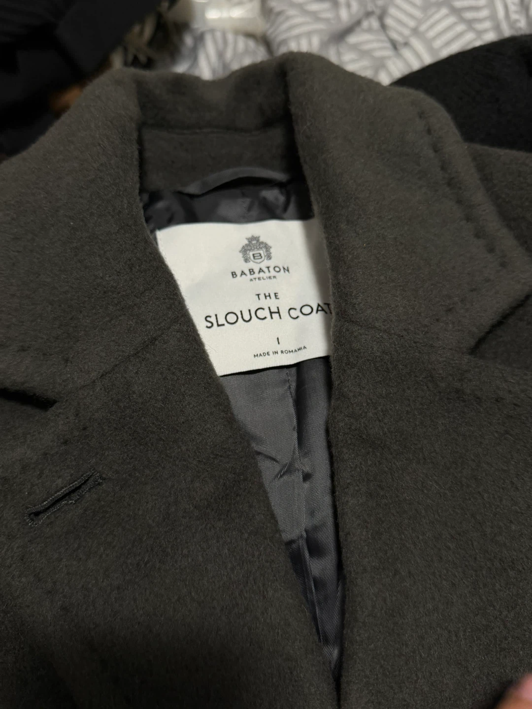 Aritzia/Babaton Camel Hair and Wool Slouch Coat (size 1) - photo 3