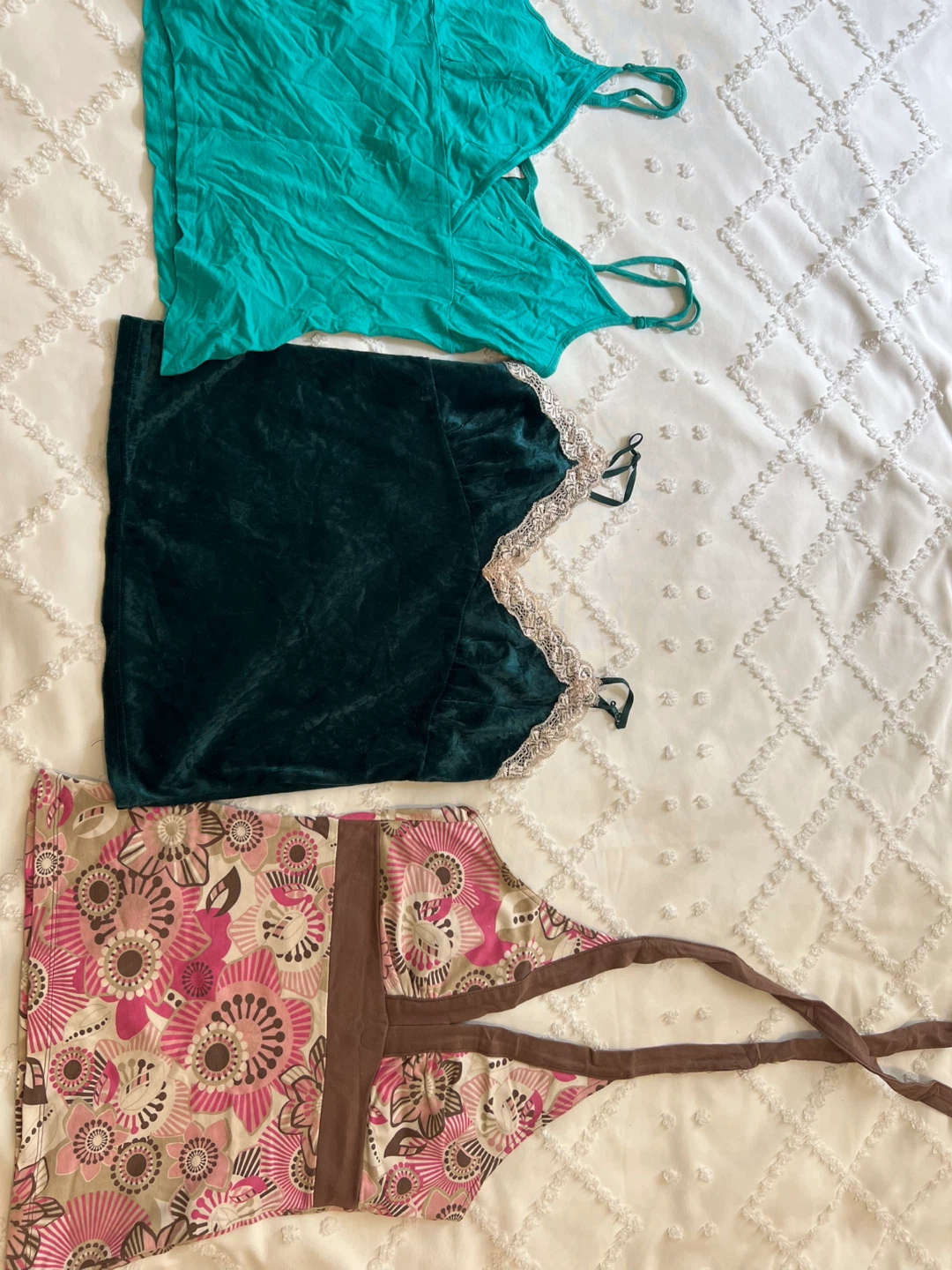 Three Cute Tank Tops - Various Styles