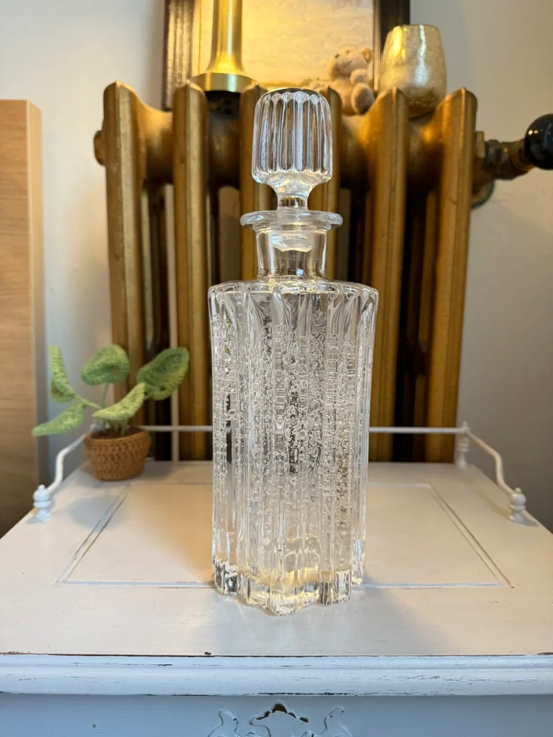 MCM Vintage Genuine Crystal Decanter
