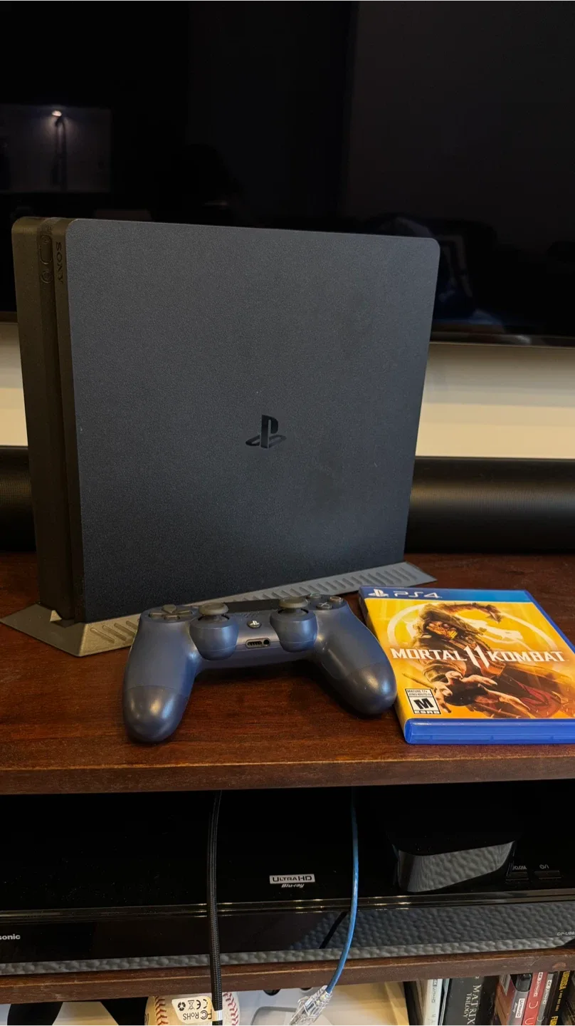 PS4 with Controller, Stand, & Game