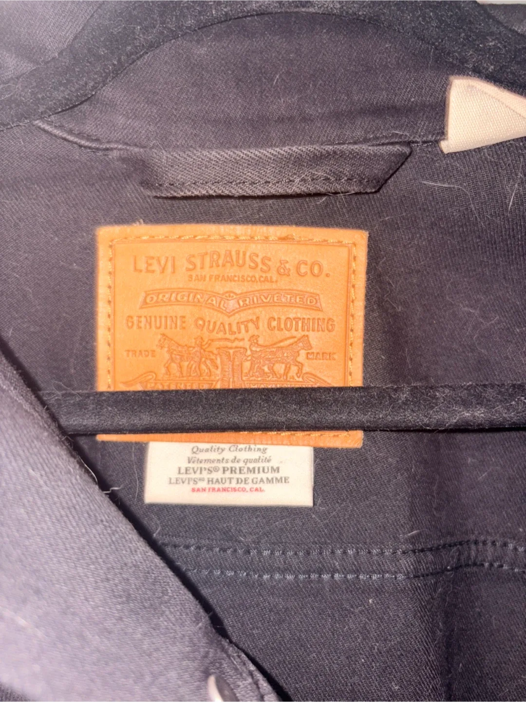 Levi Strauss & Co. Black Denim Jacket image indicator(2)
