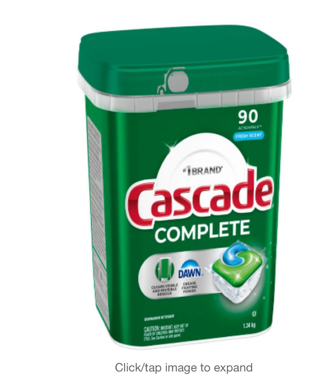 Cascade Complete Dishwasher Pods - 90 Count - photo 2