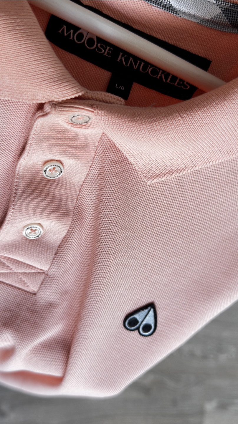 Moose Knuckles Pink Polo Shirt - photo 3