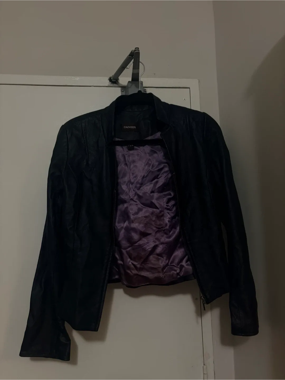 DANIER Black Leather Jacket