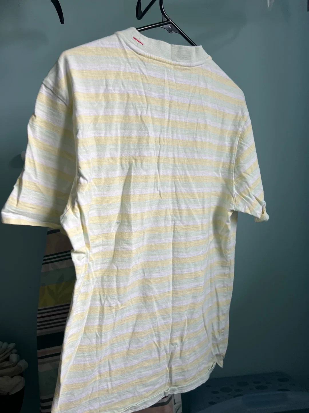 ASAP Rocky x Guess Striped embroidered Tshirt image indicator(2)