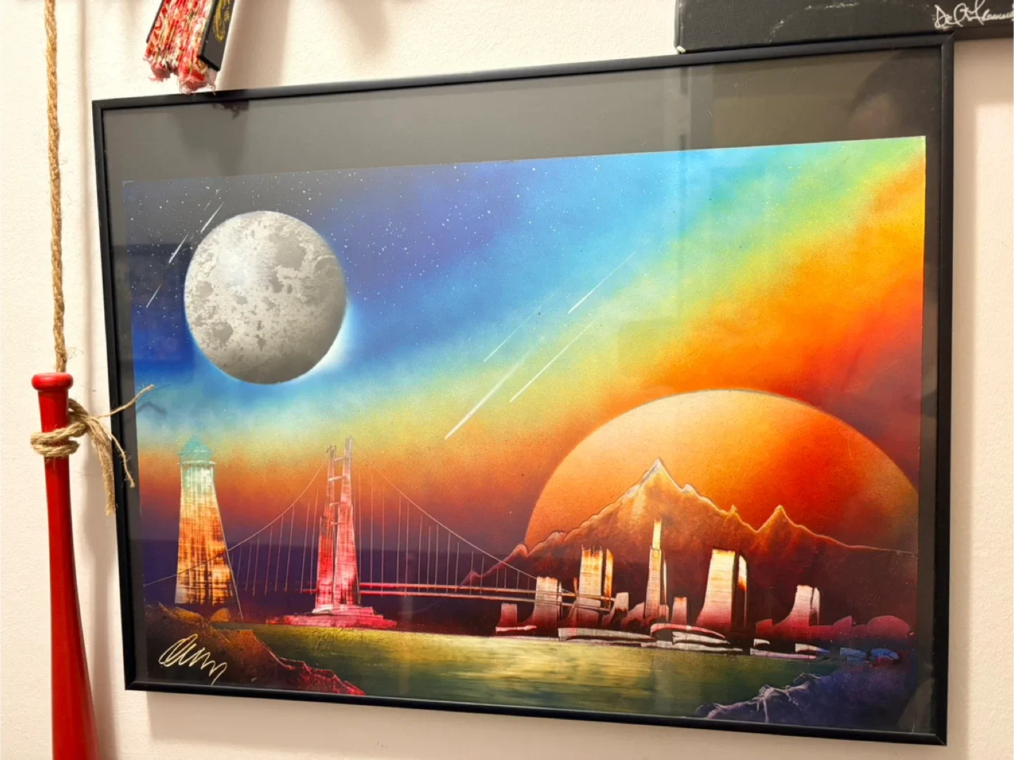 Framed Cityscape Art Print