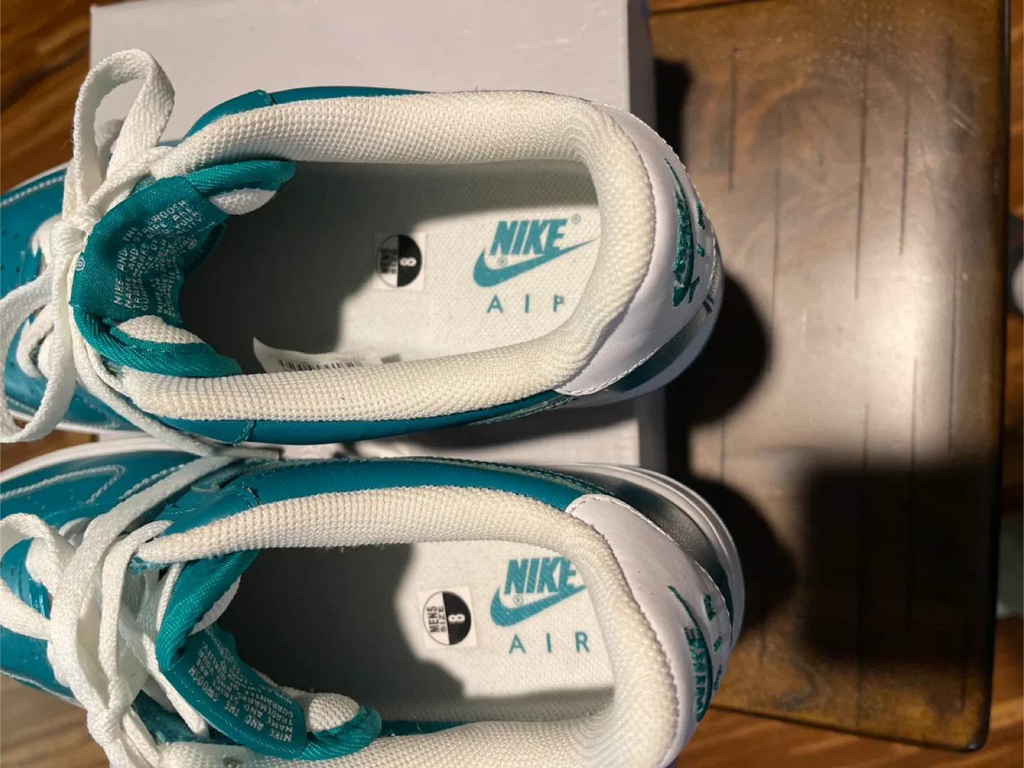 Nike Air Force 1 Low Teal Size 8 image indicator(4)