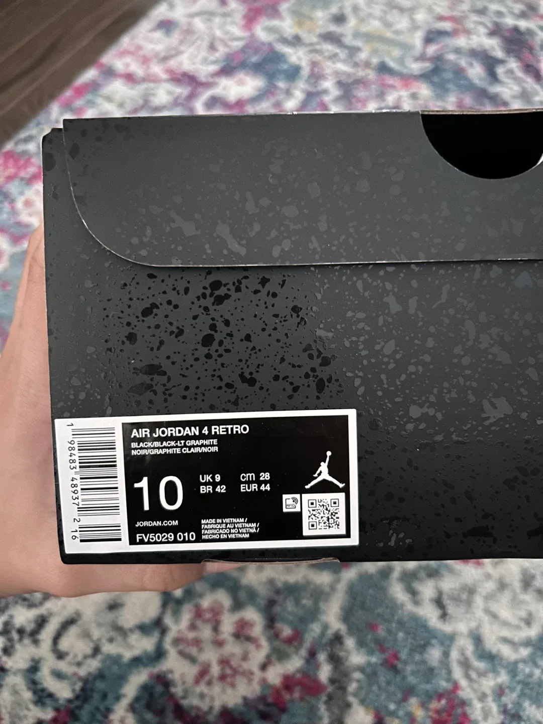 Air Jordan 4 Retro Black US 10