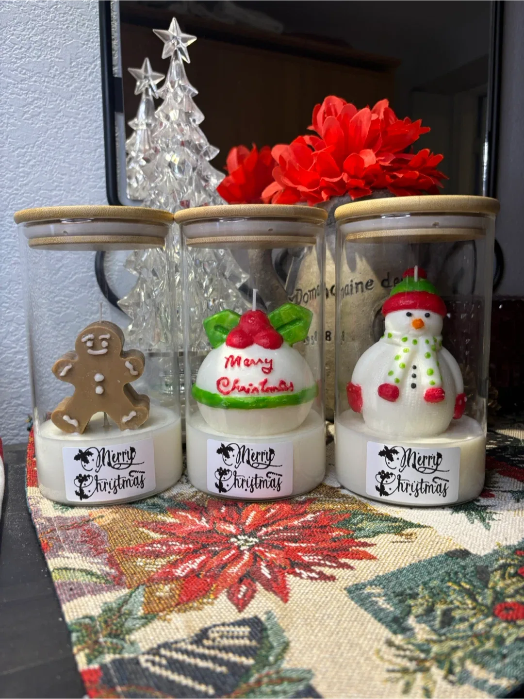 Handmade Christmas Candles