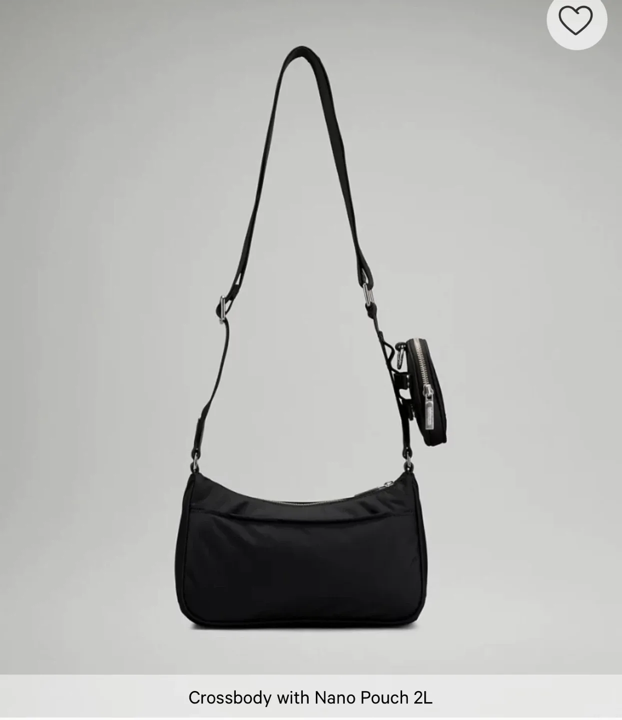Lululemon Crossbody with Nano Pouch 2L - Black image indicator(3)
