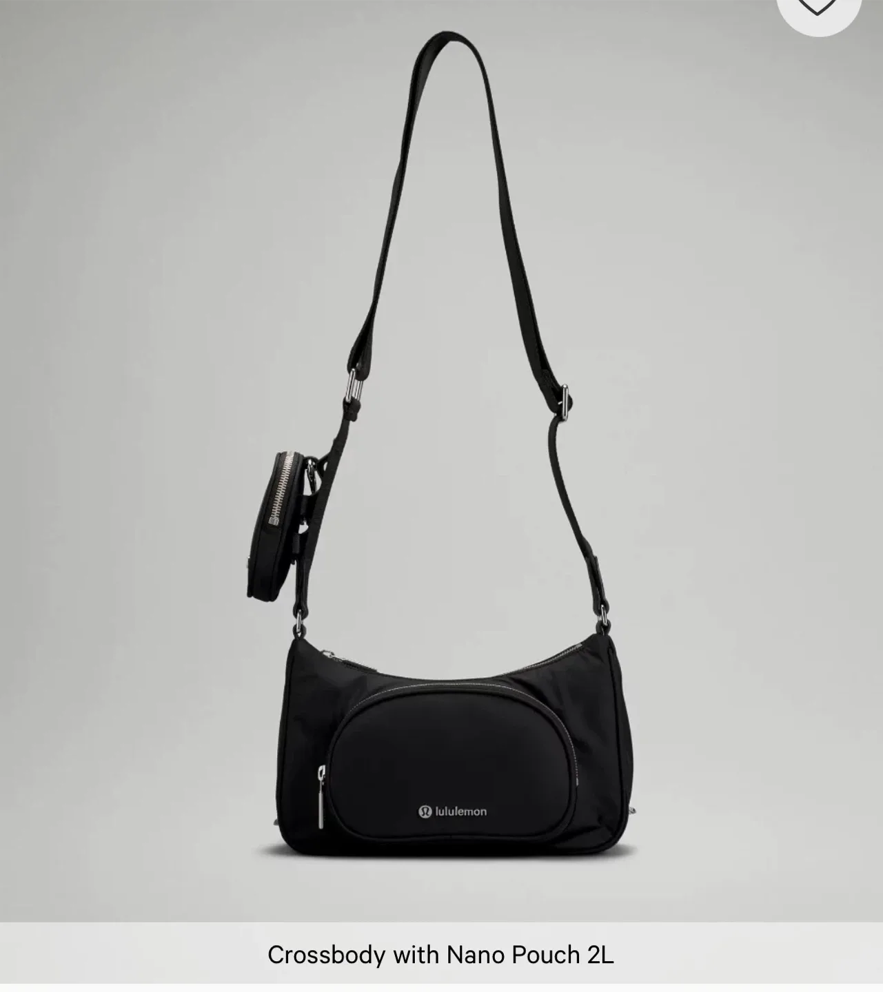 Lululemon Crossbody with Nano Pouch 2L - Black image indicator(2)