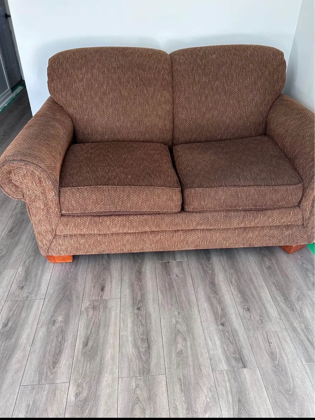 Brown Loveseat Sofa