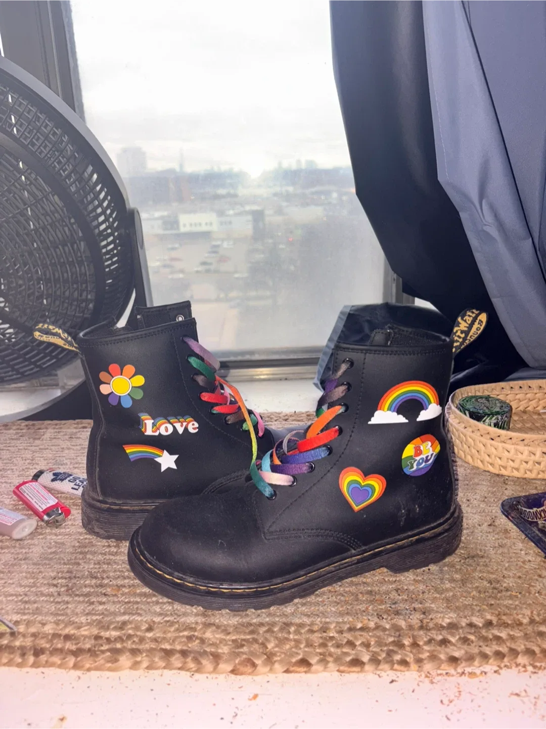 Dr. Martens Black Boots - Women's Size 6