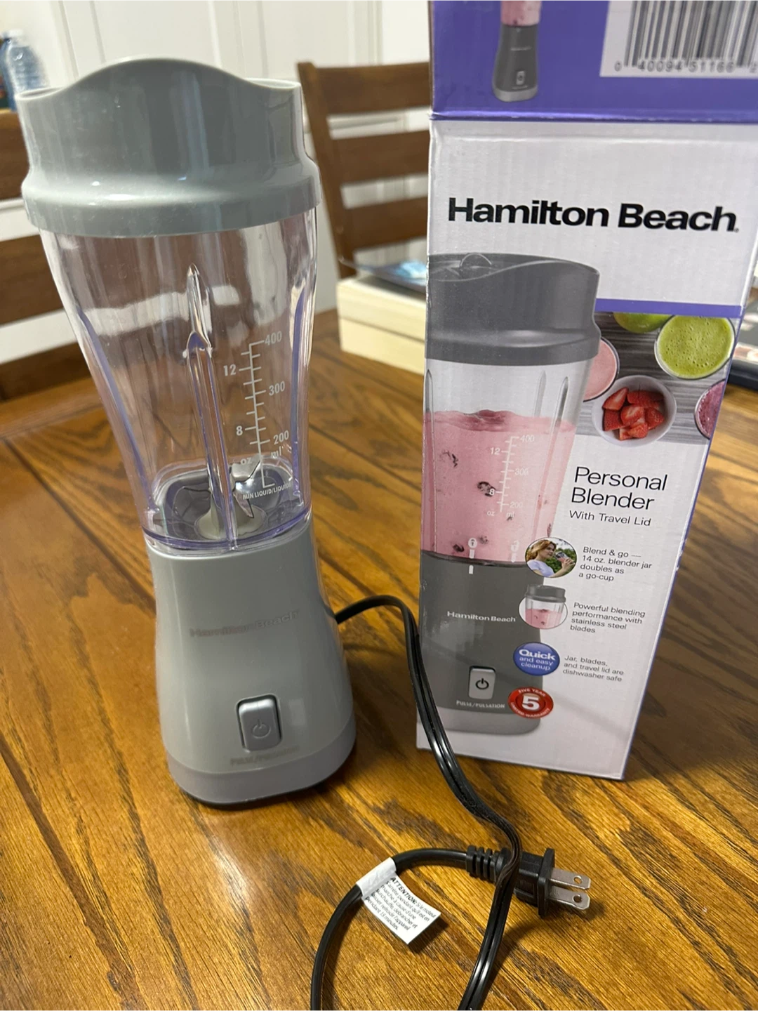 Brand new Hamilton Beach Single-Serve Blender