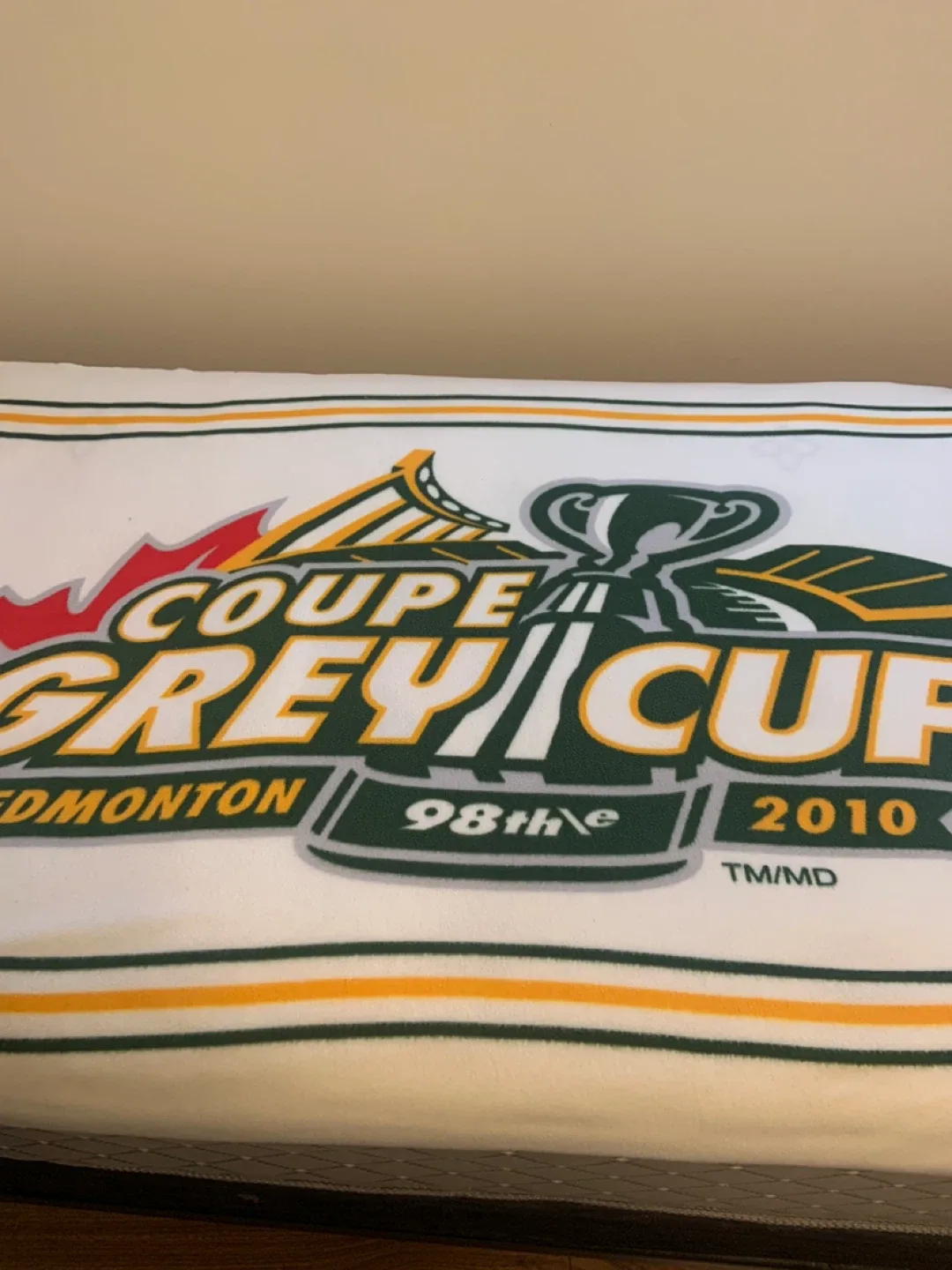Edmonton Grey Cup 2010 Throw Blanket