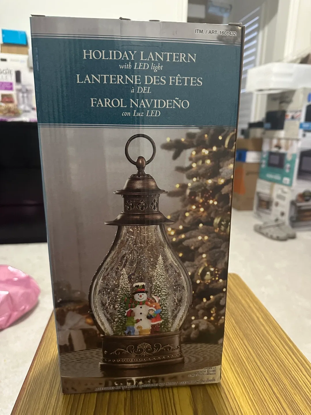 Holiday Lantern with LED Light