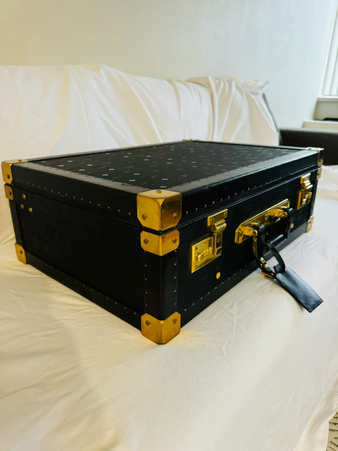 Vintage 1980s MCM Trunk by Michael Cromer - photo 2