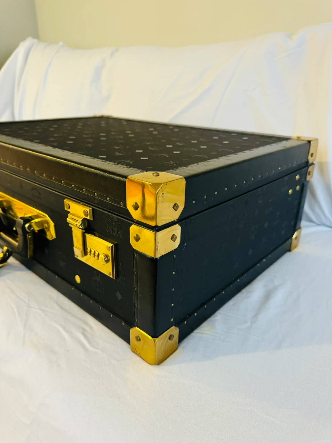 Vintage 1980s MCM Trunk by Michael Cromer - photo 3