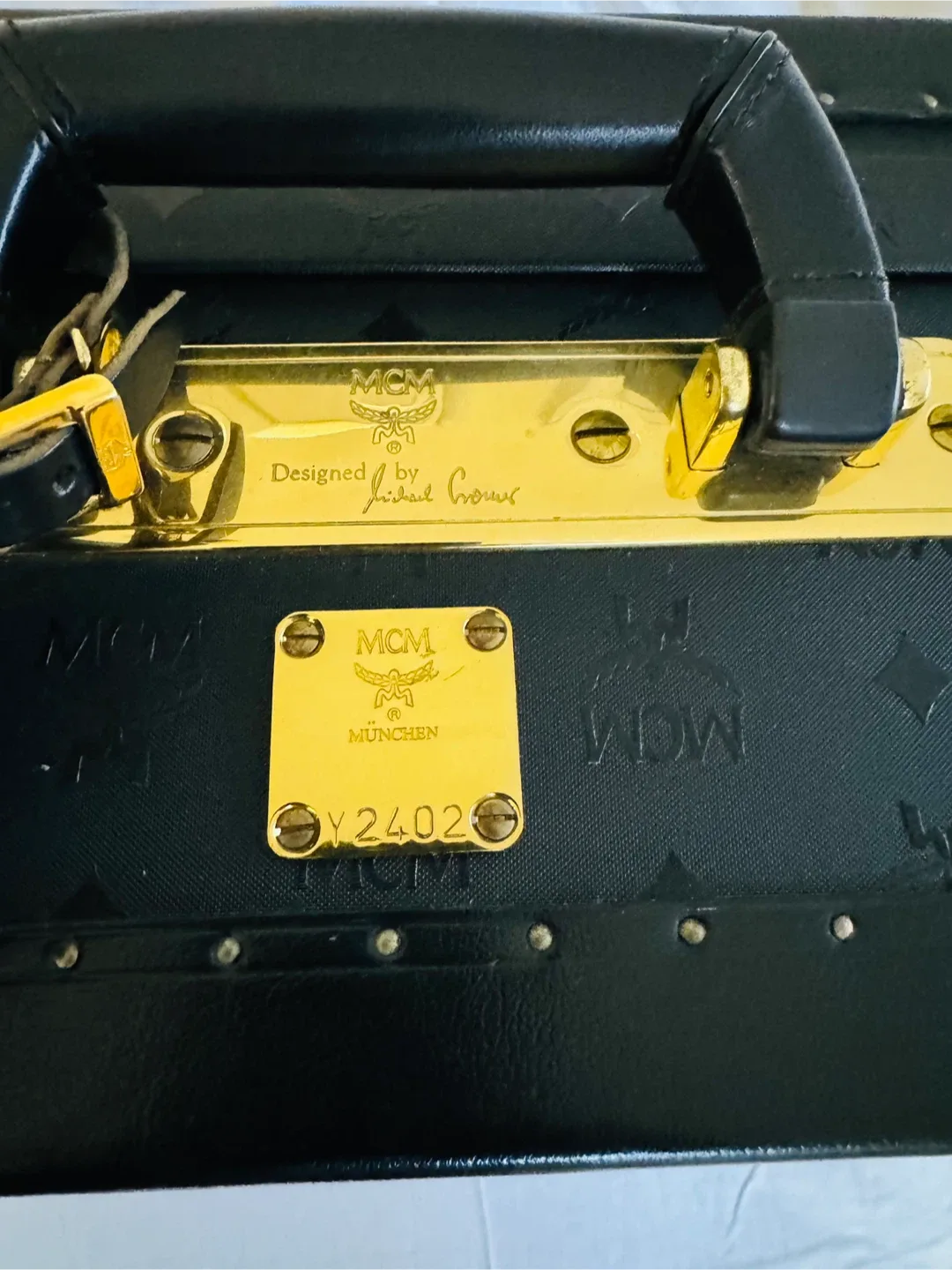 Vintage 1980s MCM Trunk by Michael Cromer image indicator(5)