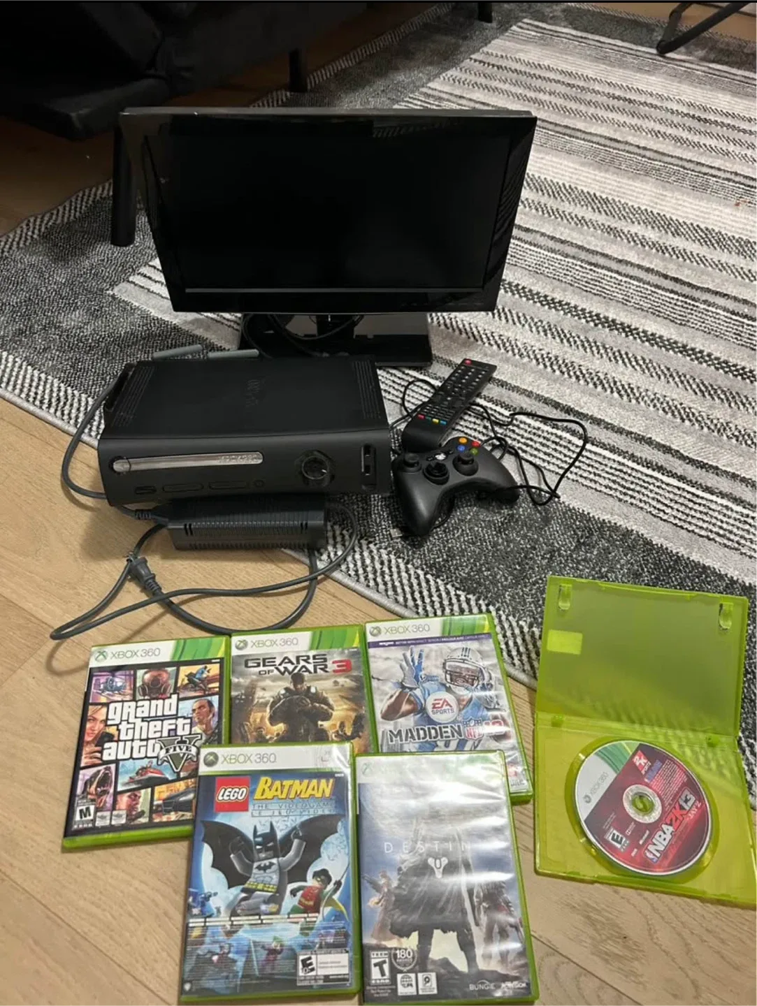 Xbox 360 Console with Games
