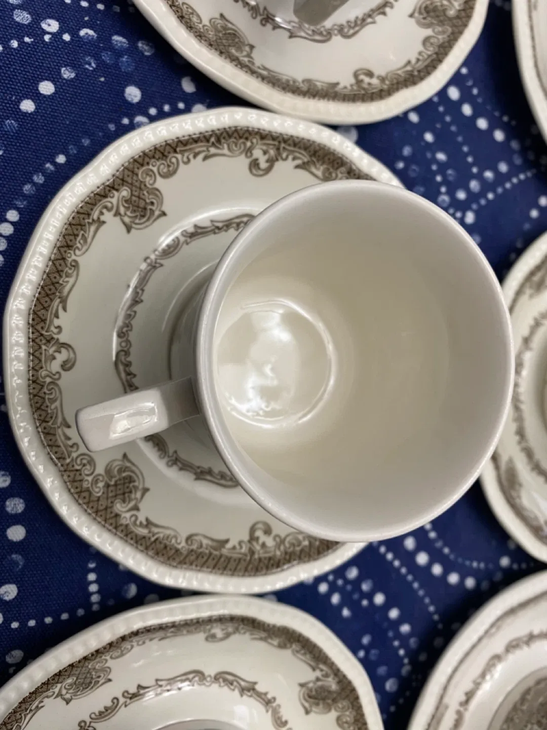 Shakespeare sonnet coffee cup & saucer set of six image indicator(6)