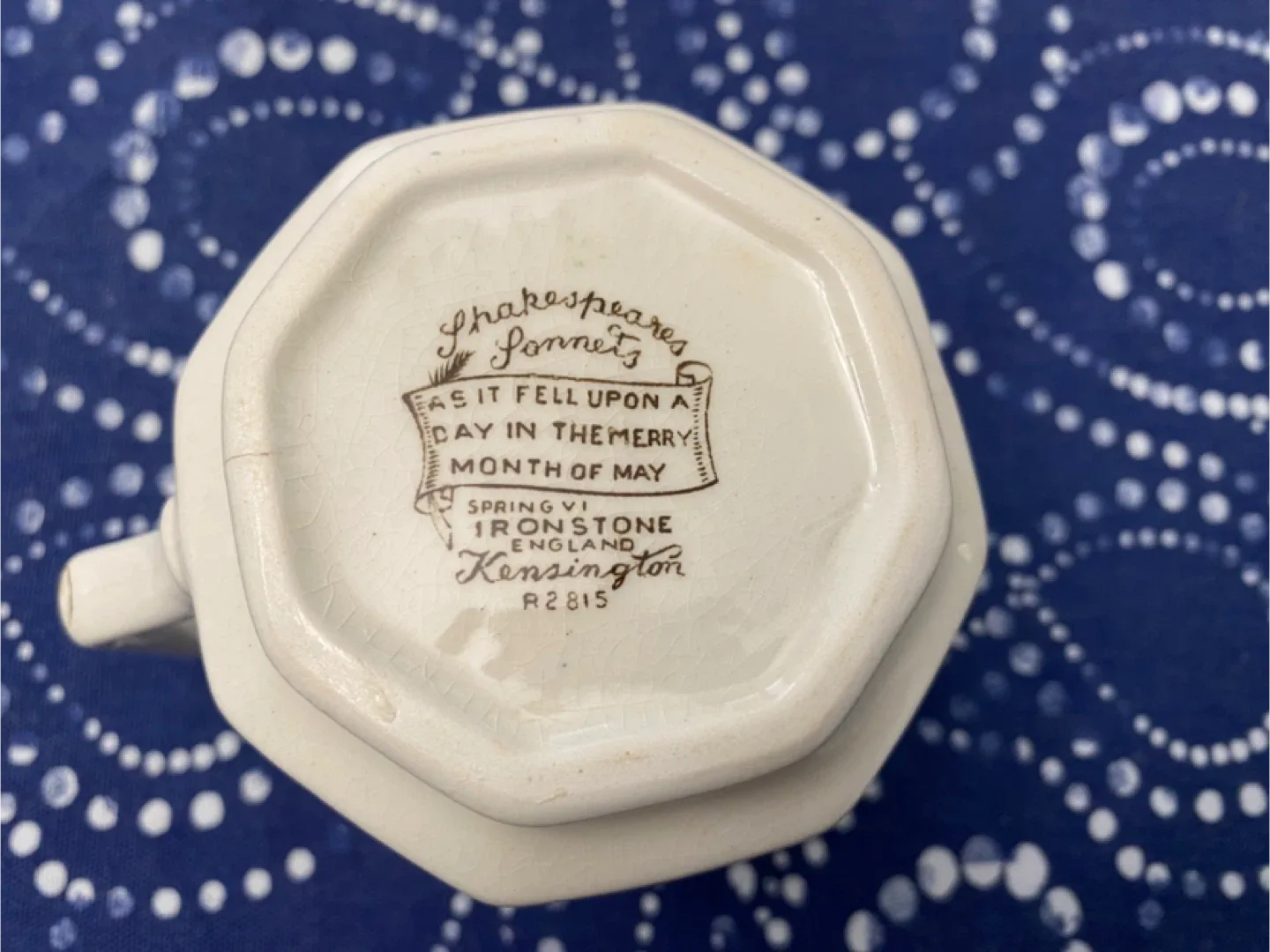 Shakespeare sonnet coffee cup & saucer set of six image indicator(9)