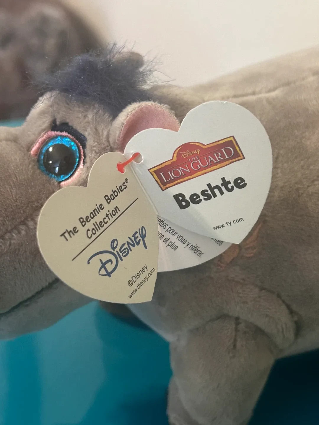 🦛 NEW TY Disney Lion Guard Beshte Plush image indicator(2)