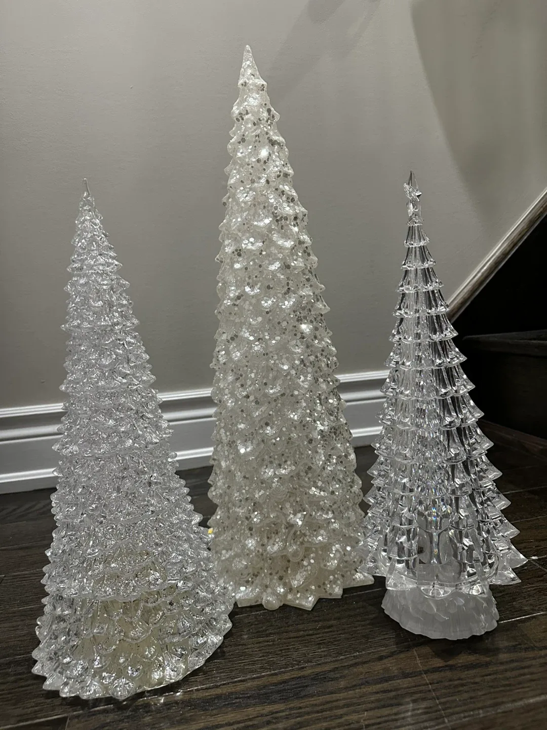 3 Decorative Christmas Trees