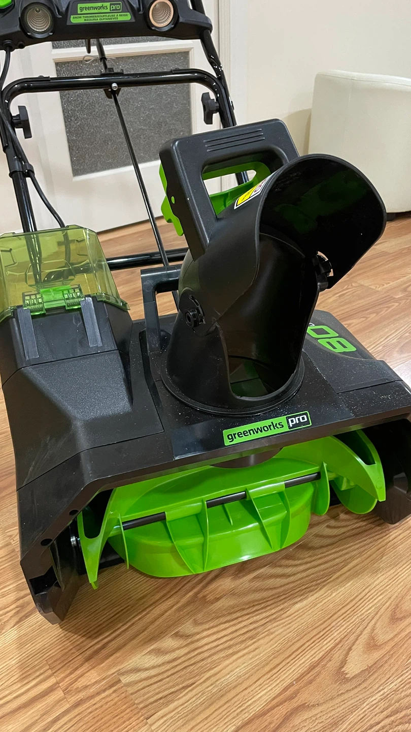 Greenworks Pro 80V Cordless Snow Thrower - Like New! - photo 3