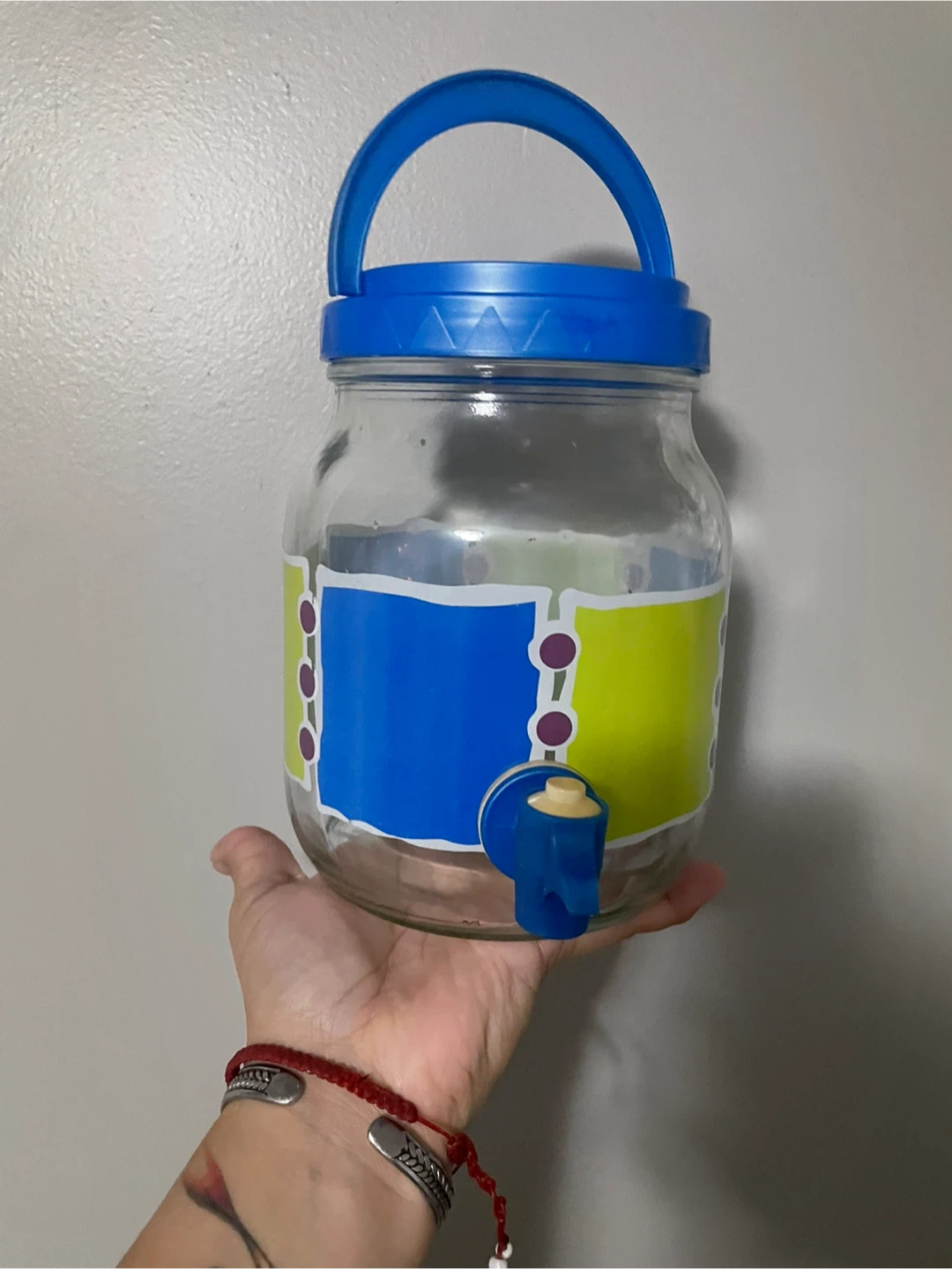Glass Beverage Dispenser with Spigot