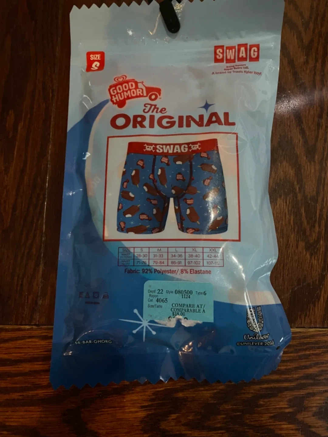 Good Humor Swag Boxer Briefs - Size S - NEW