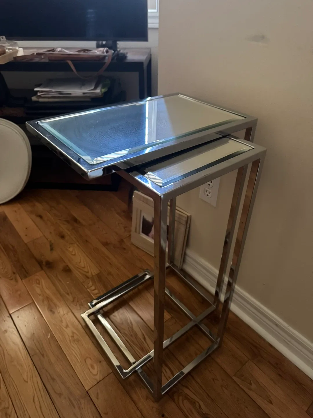Nesting Accent Tables - Chrome Finish