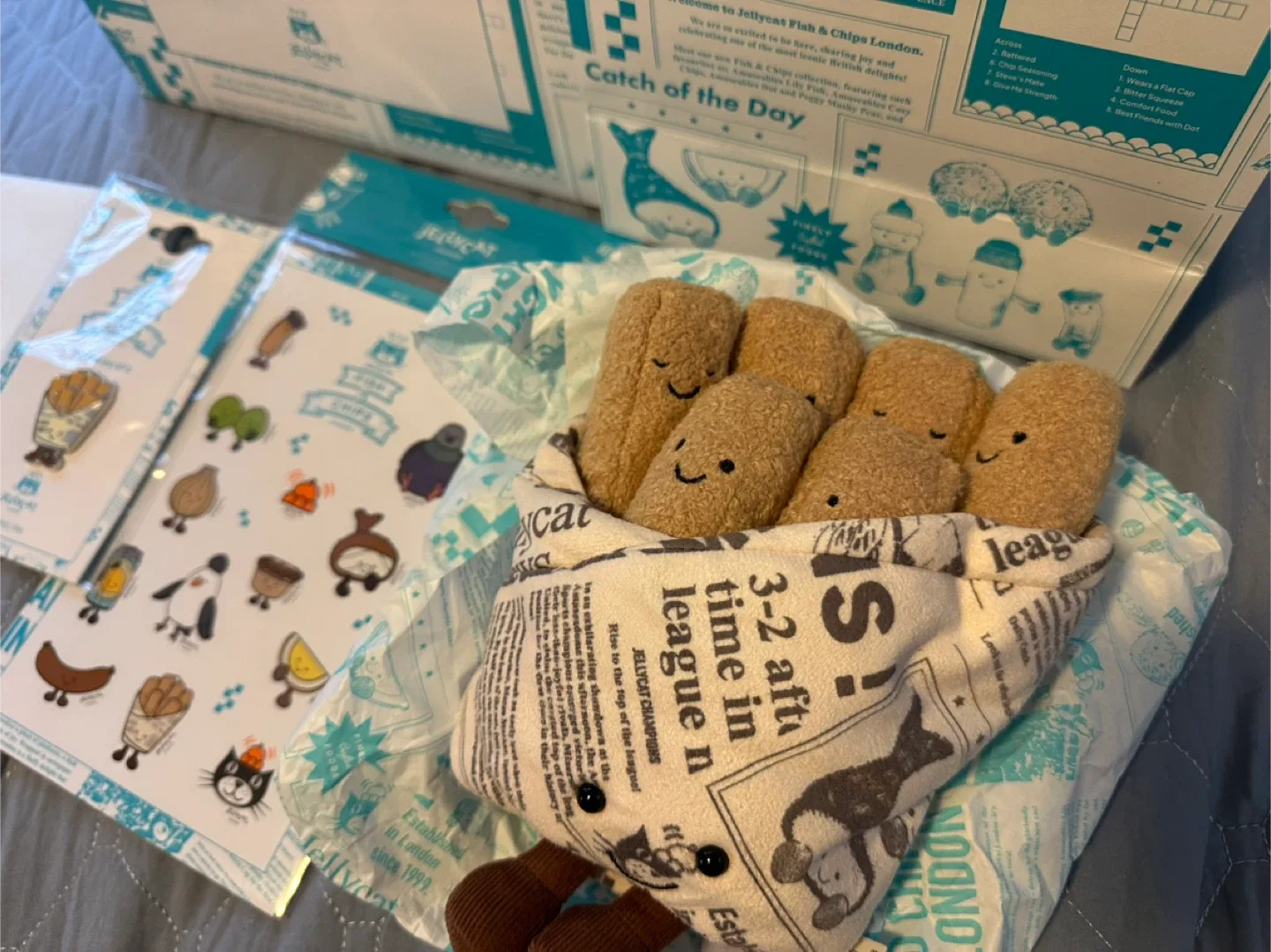 Jellycat Amuseable Fish and Chips Plush - NEW