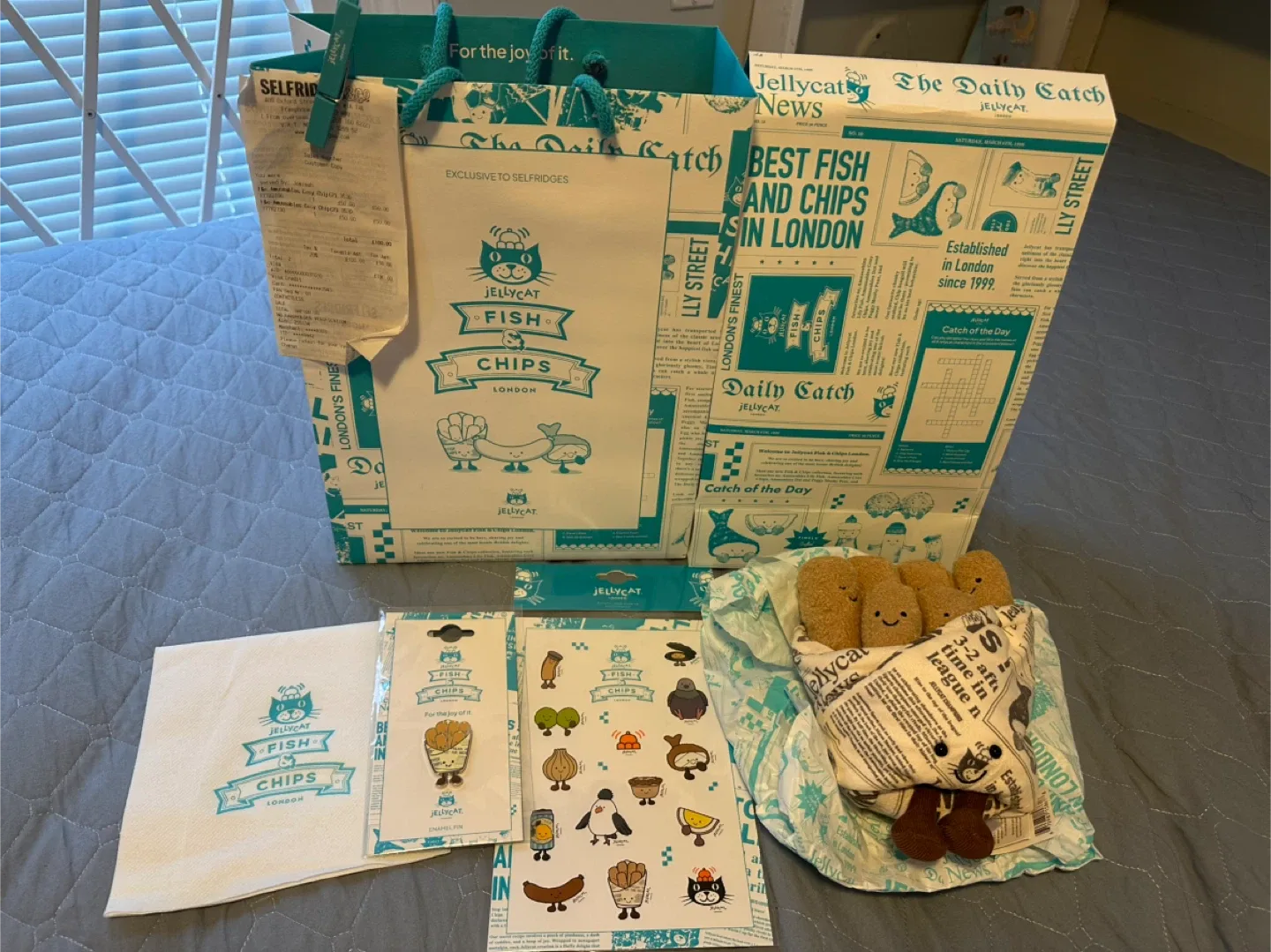 Jellycat Amuseable Fish and Chips Plush - NEW image indicator(2)