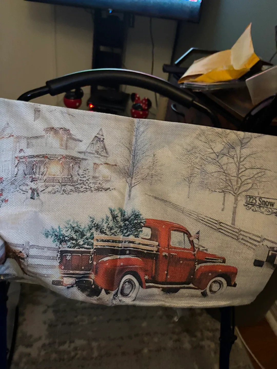 Christmas Truck Pillow Cover