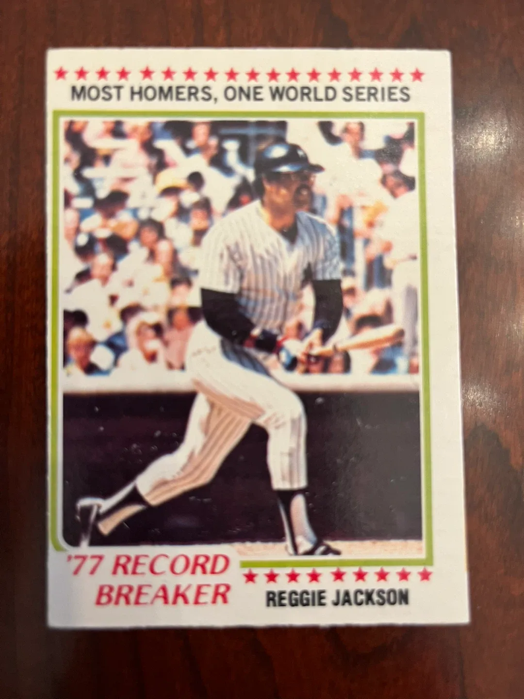 1978 O-Pee-Chee #242 REGGIE JACKSON Record Breaker card